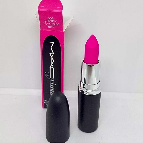 M•A•C Ximal Matte Candy Yum Yum 601 (Neon Pink) Lipstick Full Size New i… - Picture 4 of 5